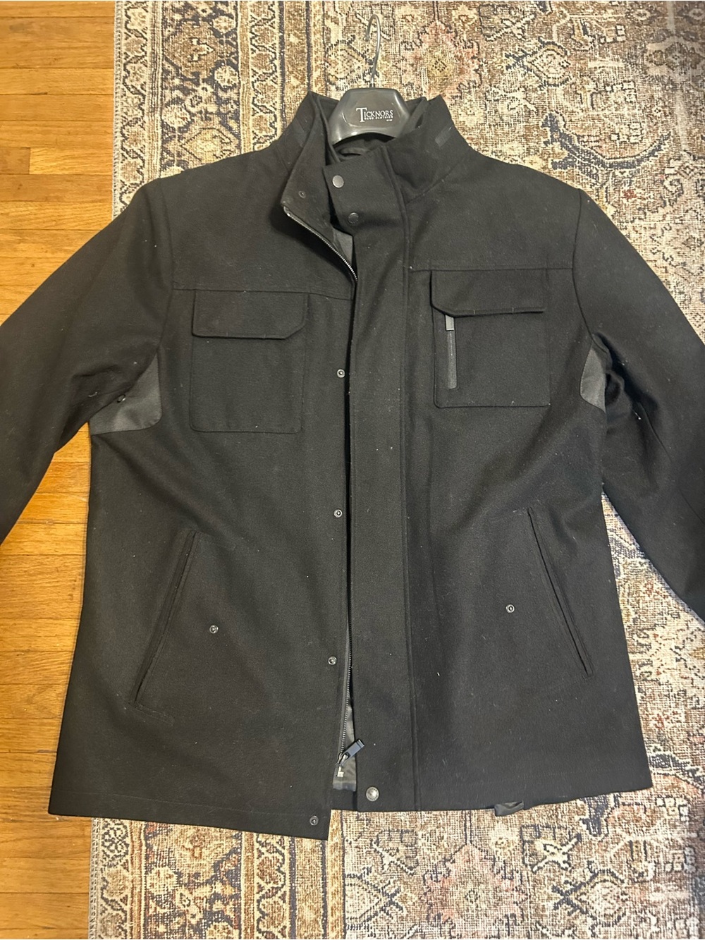 Men’s Wool Blend J.M. Haggar Winter Coat